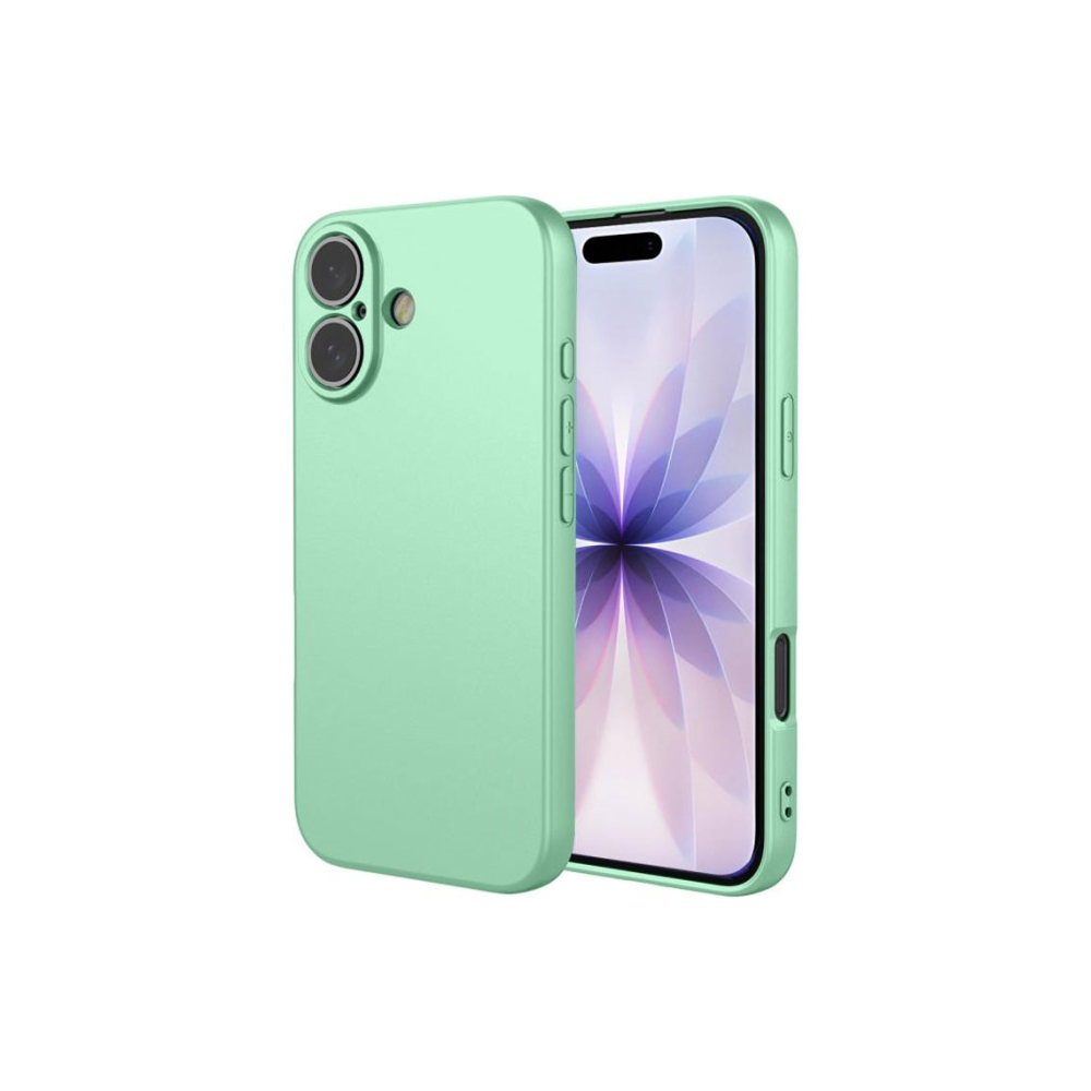 Husa iPhone 17 » Soft MicroFiber, TPU, TURQUOISE [1]