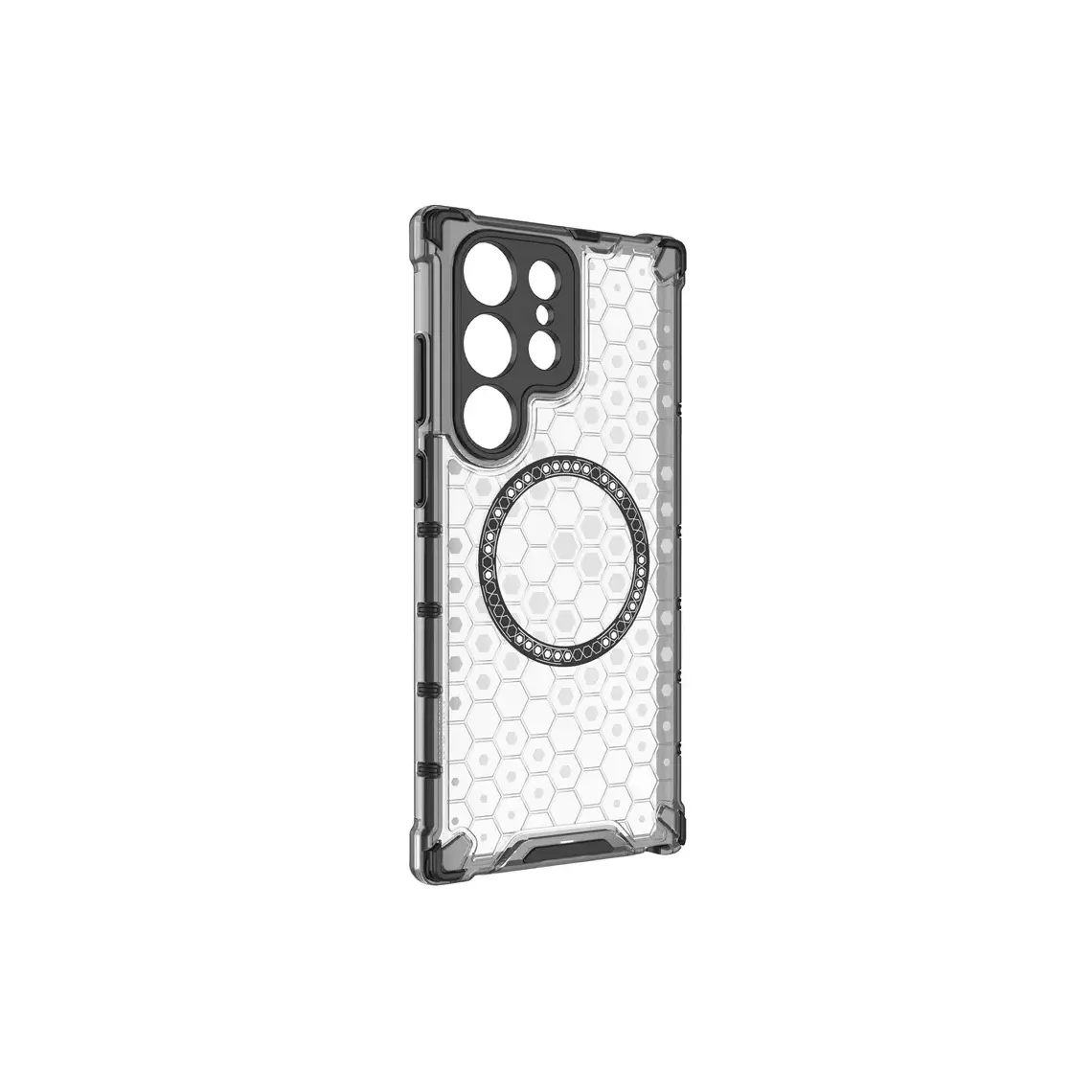 Husa Samsung S24 Ultra HoneyComb Magnet MagCase, AntiDrop Alb [1]