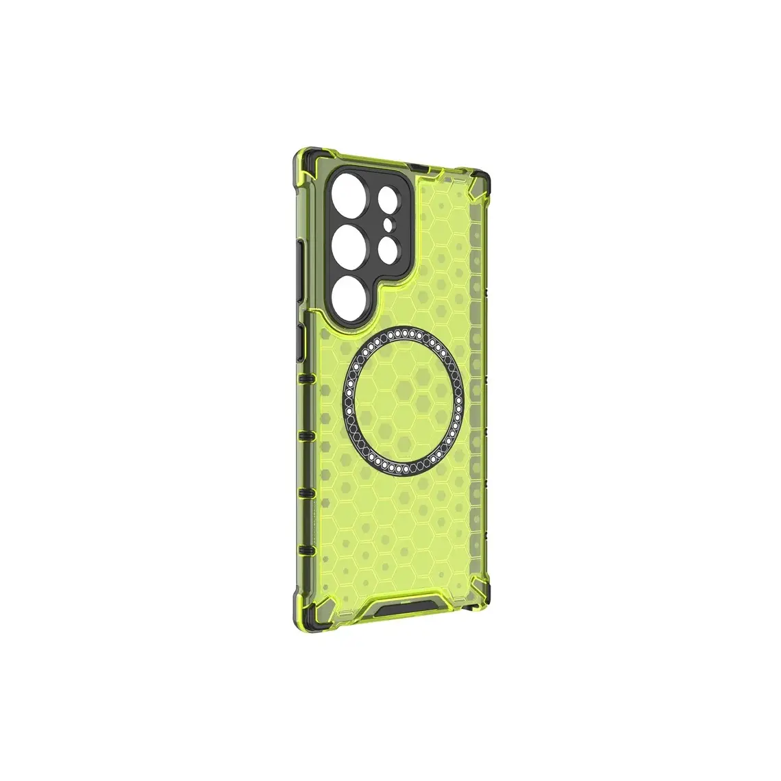 Husa Samsung S24 Ultra HoneyComb Magnet MagCase, AntiDrop Verde [1]