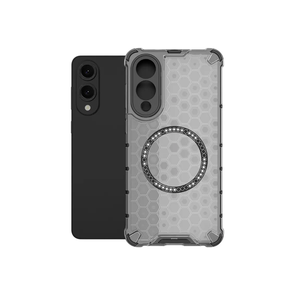 Husa Samsung S25 HoneyComb Edge Magnet MagCase, Gri [1]