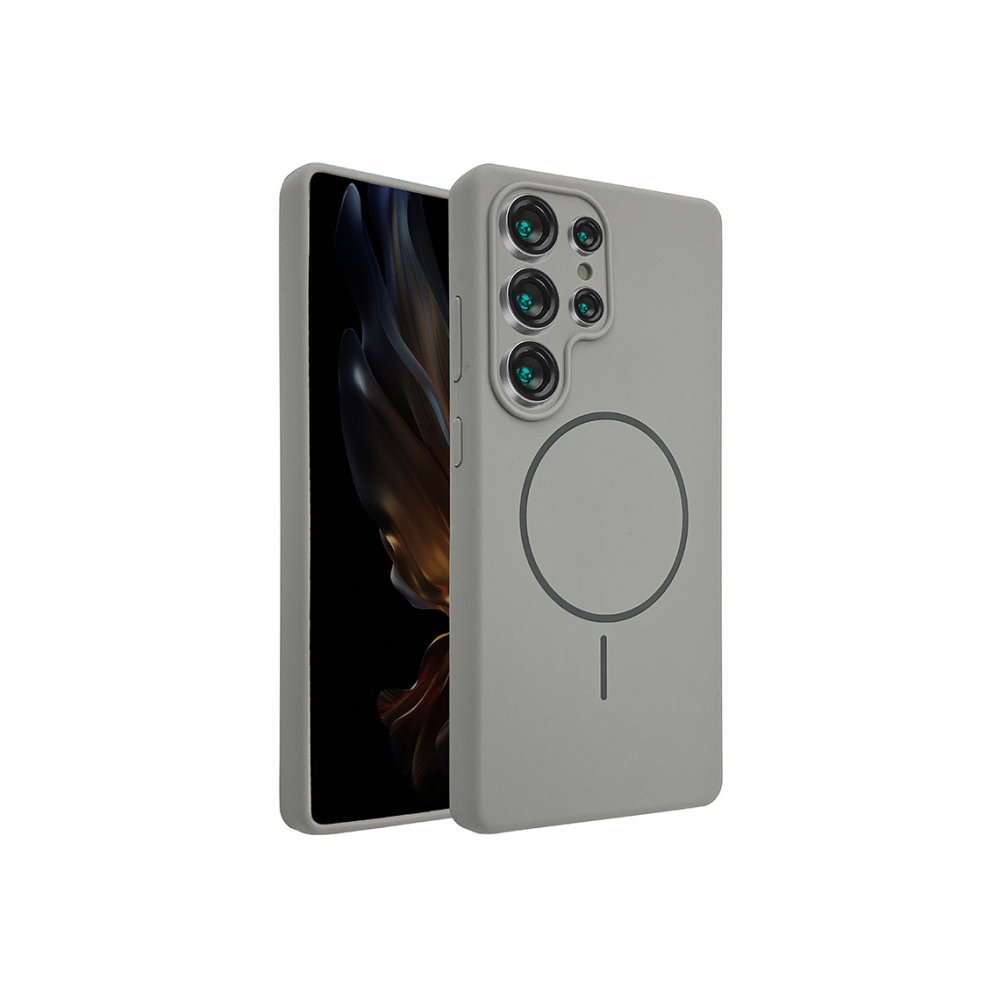 Husa Samsung S25 Plus MagThin Smooth Soft, MagSafe, Gri [1]