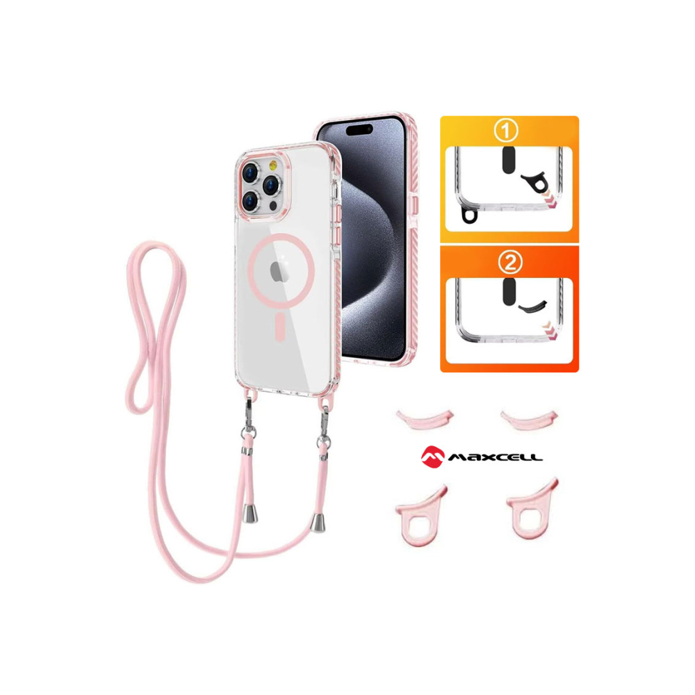 Husa Samsung S25 Ultra MagFrame AntiDrop 2in1, Snur Roz [1]