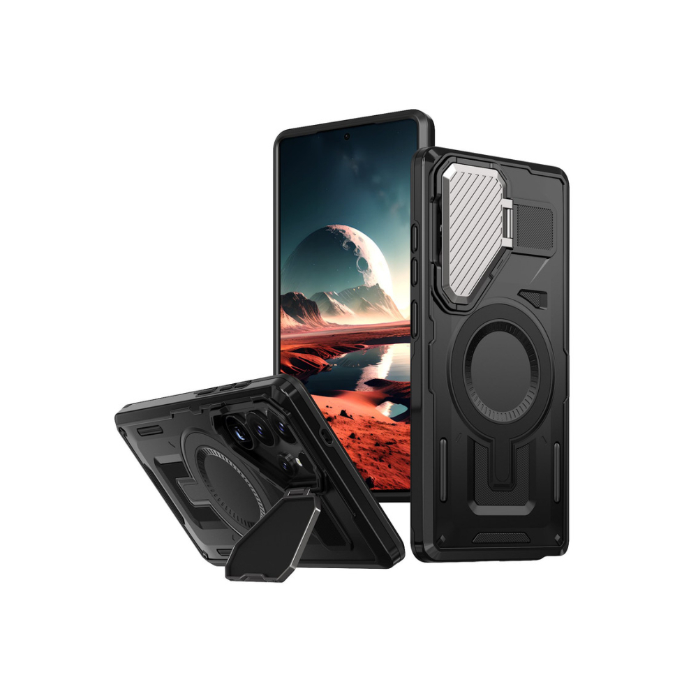 Husa Samsung S25 Ultra UrbanMag Armor MagCase, CamBracket Negru [1]