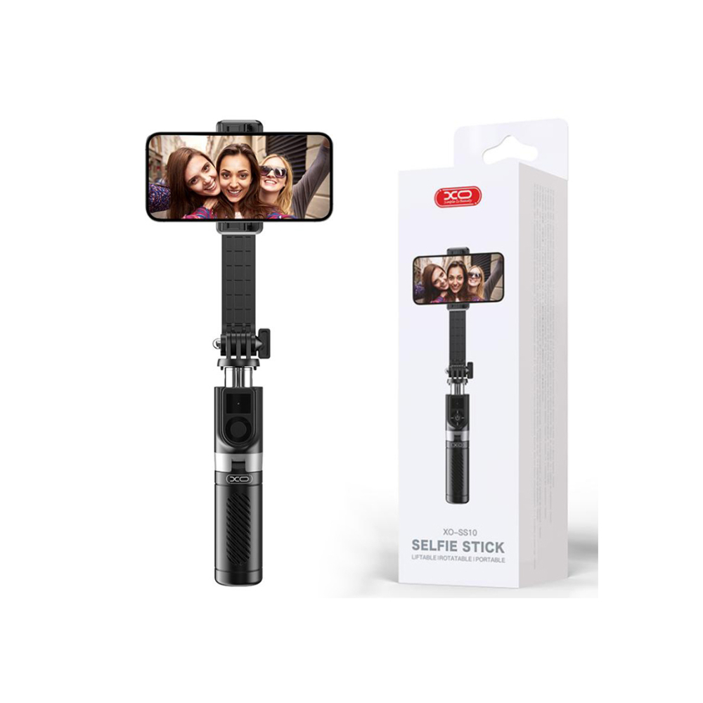 Selfie stick, 80cm, trepied, BT – XO SS10 (Black) [1]