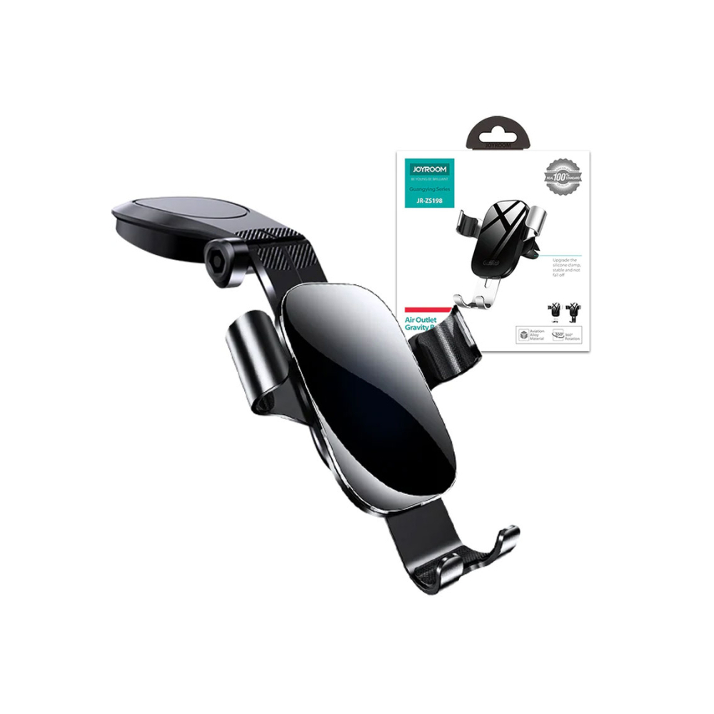 Suport Auto, cu cleme laterale, montaj Bord, MultiAngle, brat ajustabil, Black – Joyroom JR-ZS198 [1]