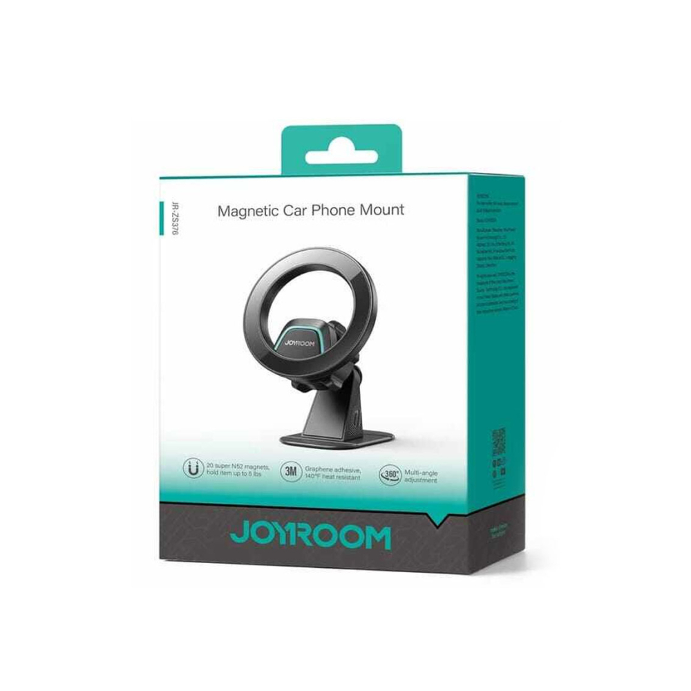 Suport Auto, Magnetic, montaj Bord, MultiAngle, Metallic, Black – Joyroom JR-ZS376 [1]
