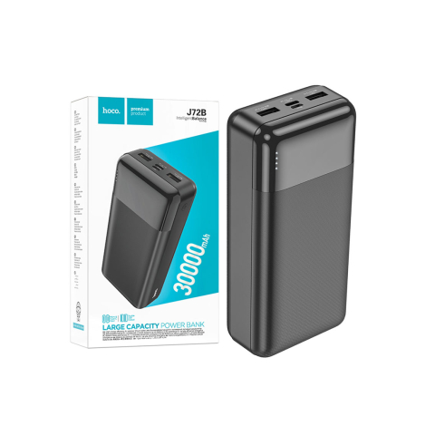 Baterii Externe - Baterie Externa Hoco J72B, 2xUSB-A, 30.000mAh, Black – Hoco J72B