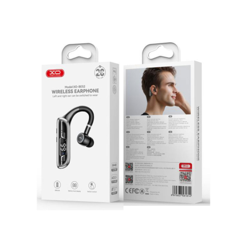 Handsfree - Accesorii Handsfree, On Ear, BT 5.3, 200mAh, Driving, SigleSide, BLACK – XO BE52