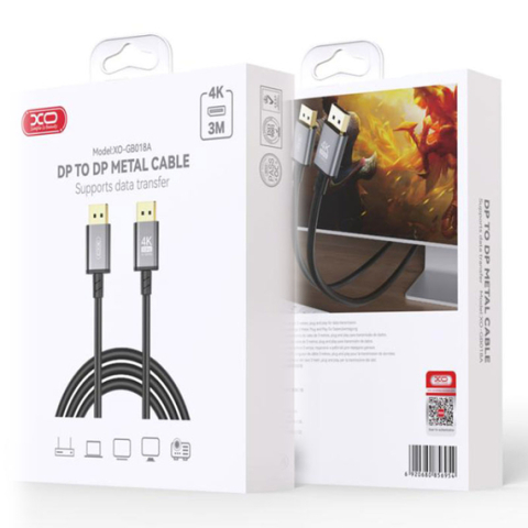 Cabluri HDMI - Cablu Audio si Video, HDMI la HDMI, HD 4k, 3m, TARNISH – XO GB018A