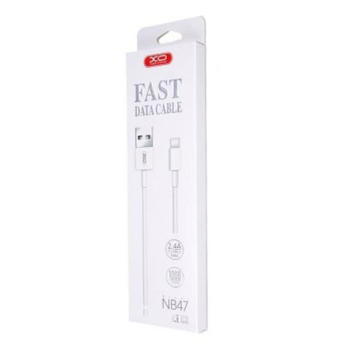 Cabluri MicroUSB - Cablu Date si Incarcare, USB-A la MicroUSB, 2.4A, 1m, White – XO NB47