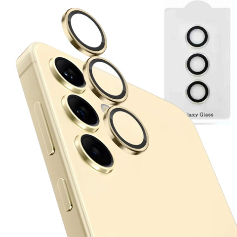 Galaxy S24 - Folie protectie camera Samsung Galaxy S24 MX AutoAlign Camera Lens Kit, Gold