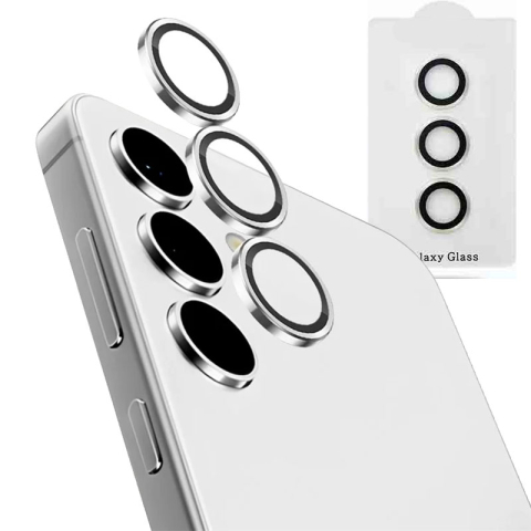 Galaxy S24 Plus - Folie protectie camera Samsung Galaxy S24 Plus MX AutoAlign Camera Lens Kit, Silver