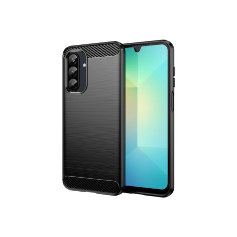 Galaxy A36 5G - Husă Brush » Samsung A36 , TPU, Metall Look, BLACK - Husa A366