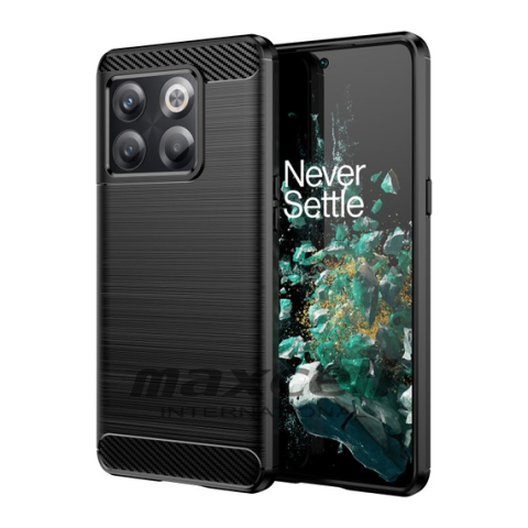 Iphone 13 Pro - Husă Iphone 13 Pro Brush Metall Look TPU Metal Negru