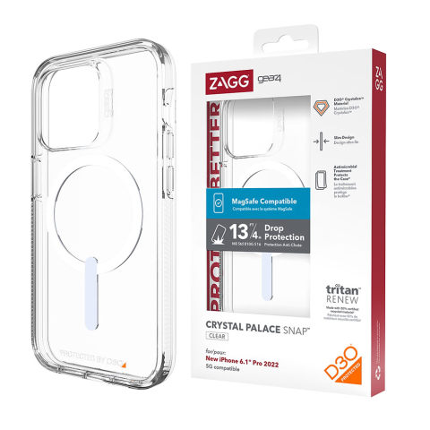 iPhone 14 Plus - Husa iPhone 14 Plus Gear4 Clear D3O, Clear