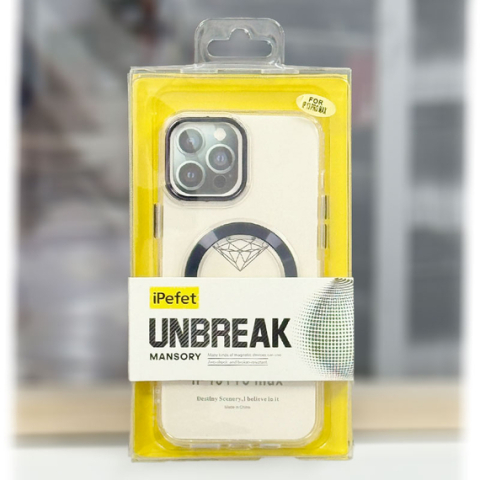 iPhone 14 Plus - Husa iPhone 14 Plus » iPefet Clear, AntiDrop cu MagSafe, Acryl, Black