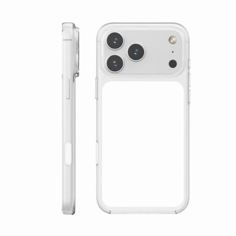 iPhone 14 - Husa iPhone 14 Pure MagIC Clear MagSafe, White/CLEAR