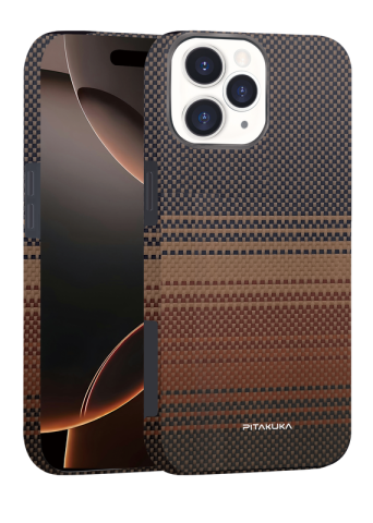 iPhone 16 - Husa iPhone 16 Aramid PTK Kevlar MagSafe, Sunset Yellow