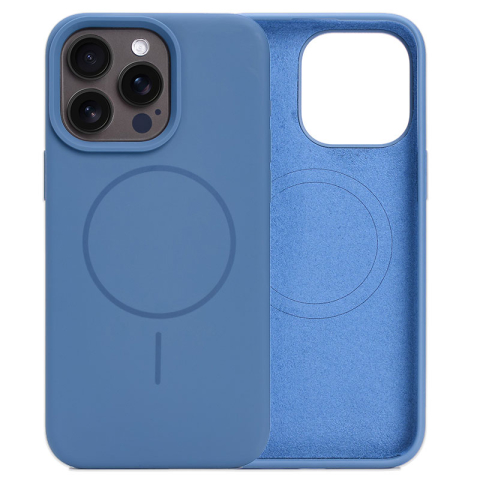 iPhone 16 - Husa iPhone 16 MagThin Protective Case, Smooth Soft » Blue