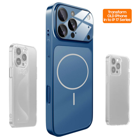 iPhone 16 Pro Max - Husa iPhone 16 Pro Max MagLens Camera Protect MagSafe, Blue