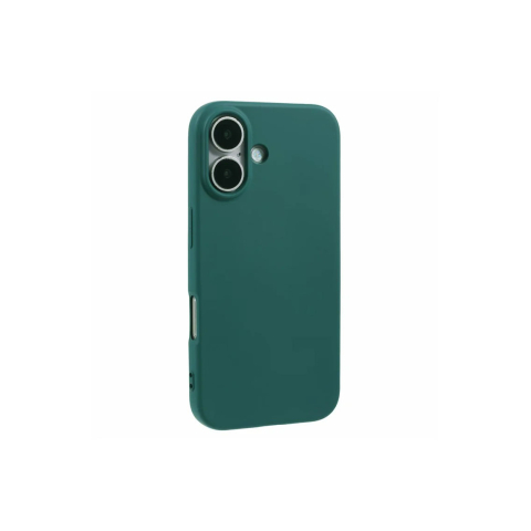 iPhone 16 - Husa iPhone 16 » Soft MicroFiber, TPU, Dark Green