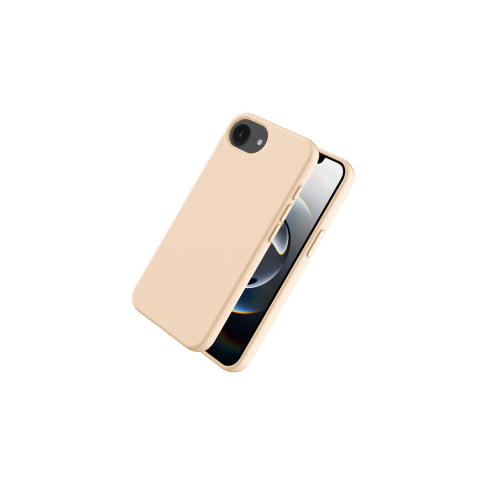 iPhone 16e - Husa iPhone 16e » Soft MicroFiber, TPU, Beige