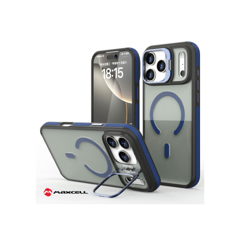 Huse telefoane - Husa iPhone 17 Air » KickStand Heavy Grip, MagCase, CamBracket, Deep BLUE