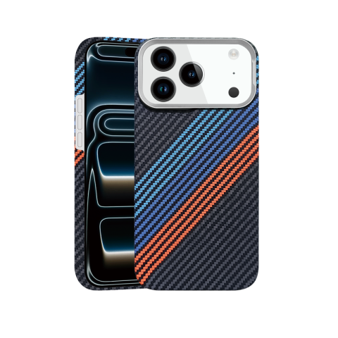 iPhone 17 Pro - Husa iPhone 17 Pro Aramid PTK Kevlar MagSafe, BMW Pattern