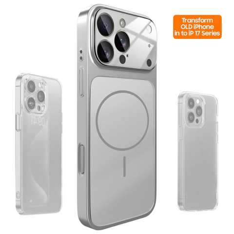 iPhone 17 Pro - Husa iPhone 17 Pro MagLens Camera Protect MagSafe, Sliver