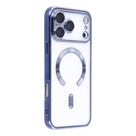 iPhone 17 Pro Max - Husa iPhone 17 Pro Max Plating Luxury MagSafe, Clear