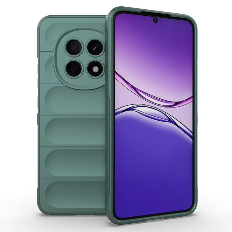 Oppo A5 Pro 5G - Husa Oppo A5 Pro 5G Wave Grip Anti-Shock, Deep Green