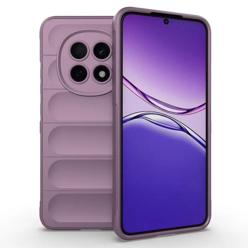Oppo A5 Pro 5G - Husa Oppo A5 Pro 5G Wave Grip Anti-Shock, Light Purple