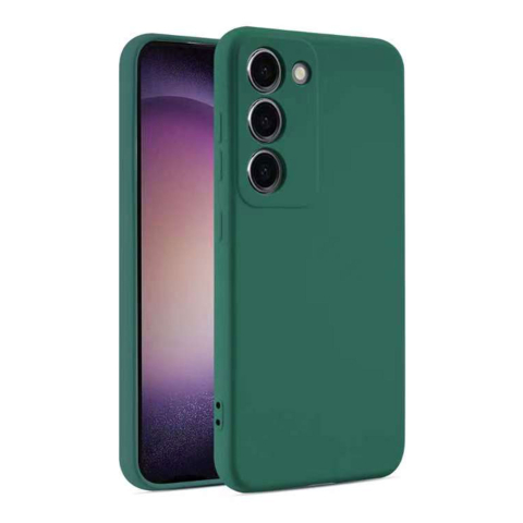 Oppo Reno 13 F (4G si 5G) - Husa Oppo Reno 13 F (4G si 5G) Soft TPU MicroFiber, Deep Green