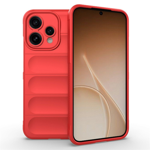 Huse Oppo - Husa Oppo Reno 15 5G Wave Grip Anti-Shock, Pure Red