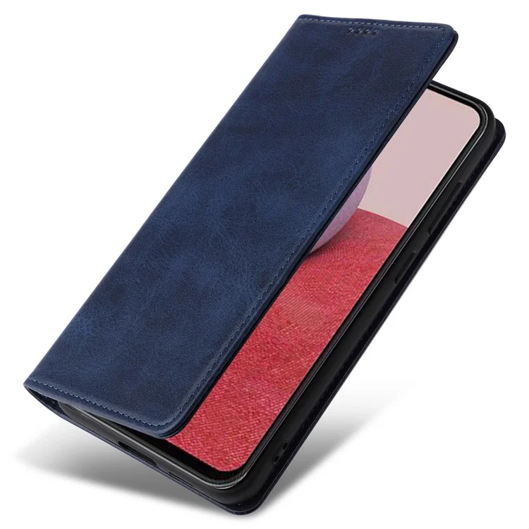 Huse Oppo - Husa Oppo Reno 15F 5G Flip Leather Deluxe Magnetic Wallet, Blue