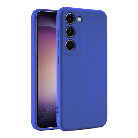 Galaxy A26 5G - Husa Samsung A26 Soft MicroFiber, Deep TPU Albastru