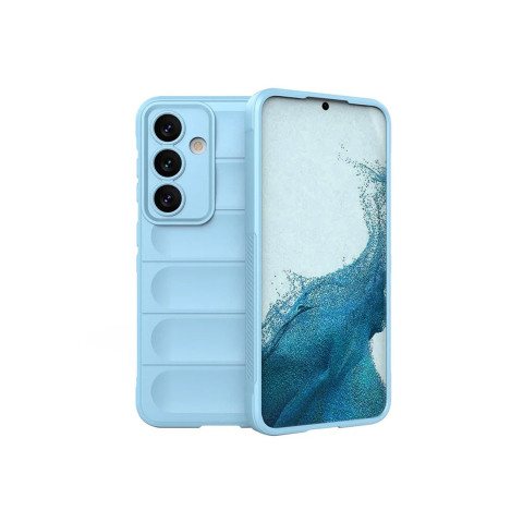 Galaxy A26 5G - Husa Samsung A26 Wave Microfiber, Grip Anti-Shock, TPU Gri