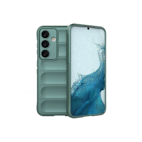 Galaxy A26 5G - Husa Samsung A26 Wave Microfiber, Grip Anti-Shock, TPU Gri