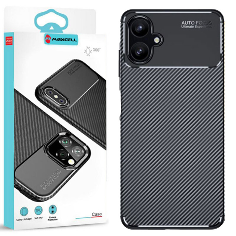 Galaxy A06 - Husa Samsung Galaxy A06 AutoFocus Carbon Grain, Black