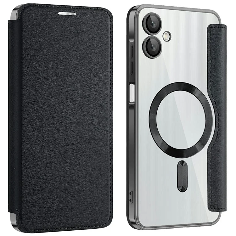 Galaxy A06 - Husa Samsung Galaxy A06 MagFlip RFID Protect Leather, Black
