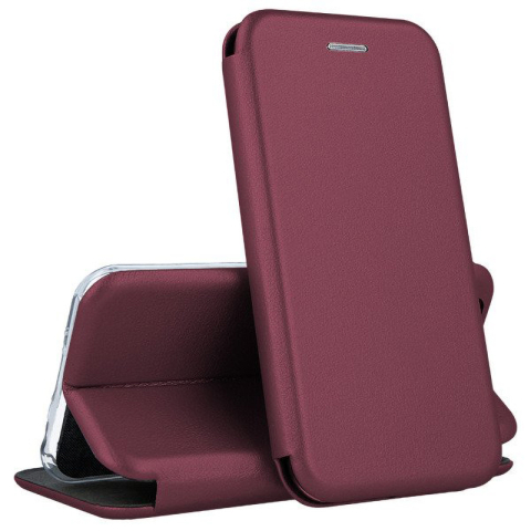Galaxy A07 - Husa Samsung Galaxy A07 Flip Magnetic Shell, Bordo