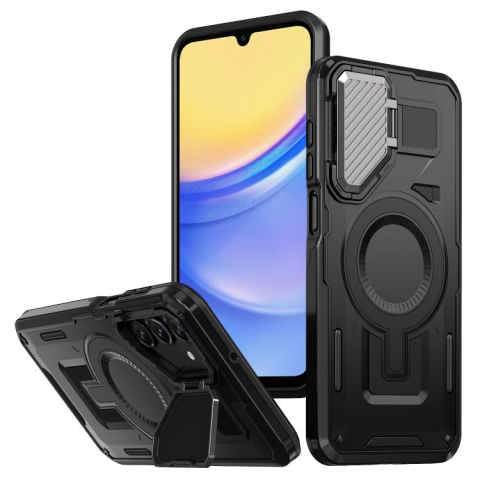 Galaxy A07 - Husa Samsung Galaxy A07 UrbanMag Armor MagCase CamBracket, Black