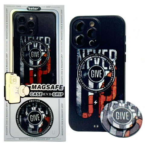Galaxy A13 4G - Husa Samsung Galaxy A13 4G Boter Magnet MagCase PopGrip, GIVE #D