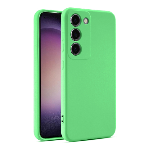 Galaxy A13 4G - Husa Samsung Galaxy A13 4G Soft TPU Microfiber, Neon Green