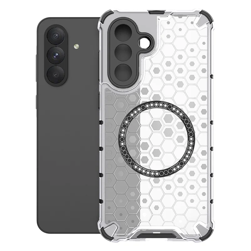 Galaxy A14 4G - Husa Samsung Galaxy A14 4G HoneyComb Magnet MagCase AntiDrop, White