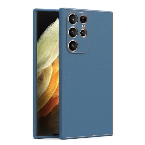 Galaxy A23 4G - Husa Samsung Galaxy A23 4G Yolo Eco-Leather TPU Edge, Navy Blue
