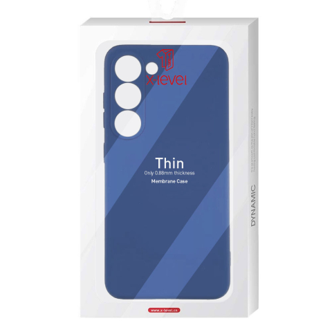 Galaxy A33 5G - Husa Samsung Galaxy A33 5G X-Level Thin Microfiber, Navy Blue