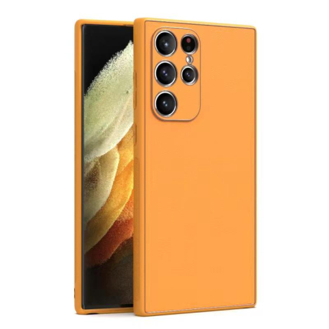 Galaxy A34 5G - Husa Samsung Galaxy A34 5G Yolo Eco-Leather TPU Edge, Orange