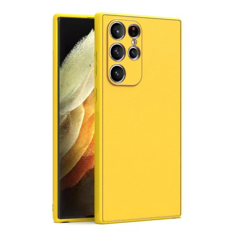 Galaxy A34 5G - Husa Samsung Galaxy A34 5G Yolo Eco-Leather TPU Edge, Yellow