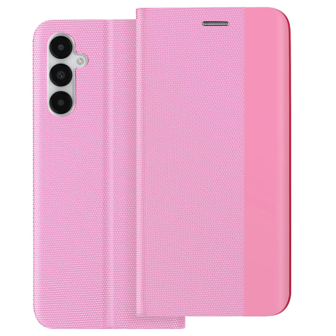 Galaxy A52 / A52 5G - Husa Samsung Galaxy A52 / A52 5G / A52s 5G FlipSense Eco-Leather Magnetic, Light Pink
